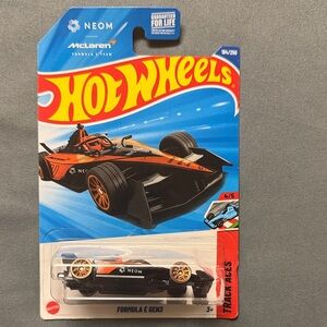 Hot Wheels McLaren Formula E Gen3 Toy Car - Black and Orange